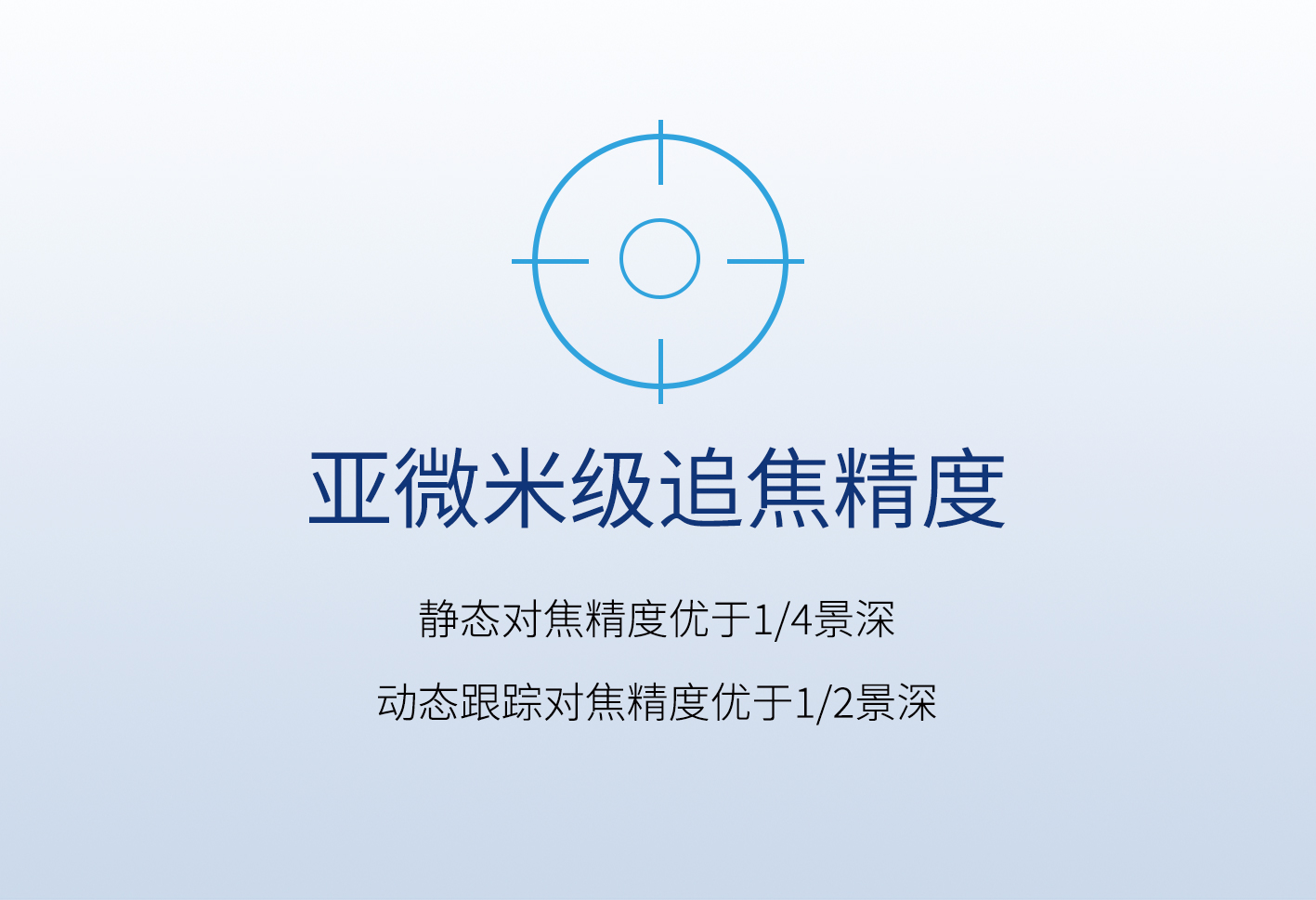 亚微米级追焦精度